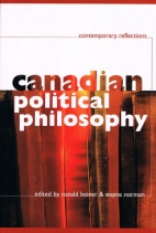 Canadian political philosophy : contemporary reflections